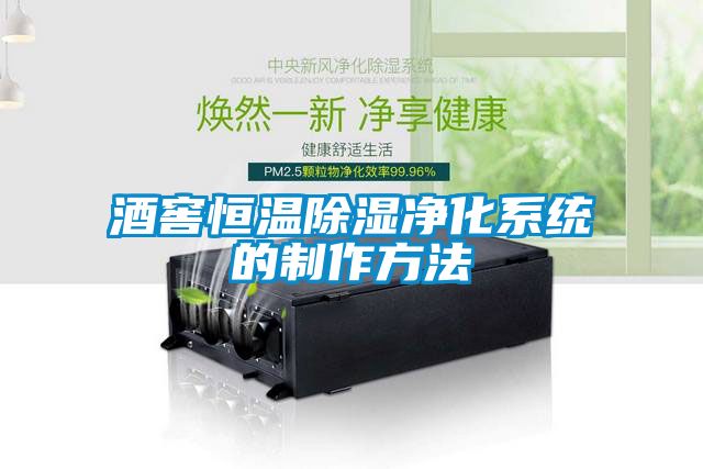酒窖恒溫除濕凈化系統的制作方法