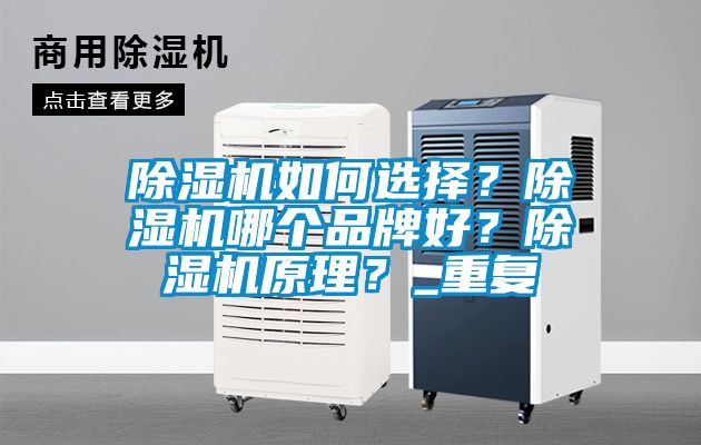 除濕機如何選擇？除濕機哪個品牌好？除濕機原理？_重復