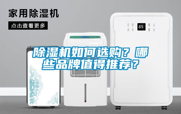 除濕機如何選購？哪些品牌值得推薦？