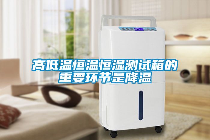 高低溫恒溫恒濕測試箱的重要環(huán)節(jié)是降溫