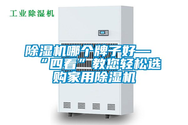 除濕機(jī)哪個牌子好—“四看”教您輕松選購家用除濕機(jī)