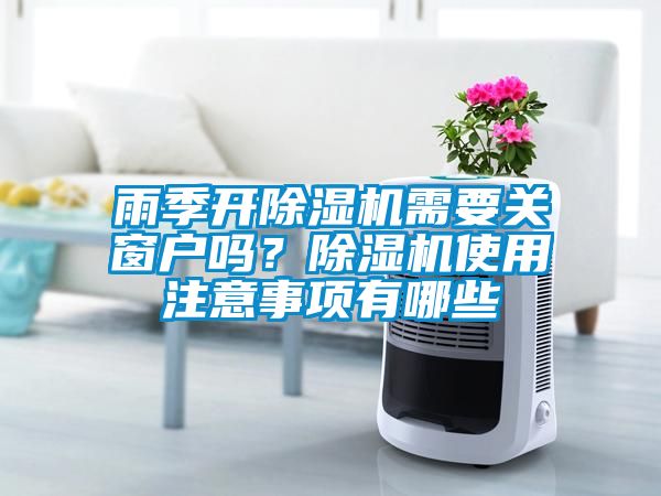 雨季開除濕機需要關窗戶嗎？除濕機使用注意事項有哪些