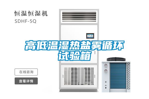 高低溫濕熱鹽霧循環試驗箱