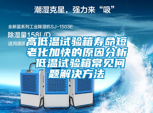 高低溫試驗(yàn)箱壽命短老化加快的原因分析 低溫試驗(yàn)箱常見問(wèn)題解決方法