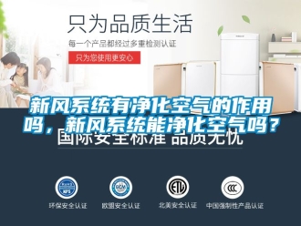 企業(yè)新聞新風系統(tǒng)有凈化空氣的作用嗎，新風系統(tǒng)能凈化空氣嗎？