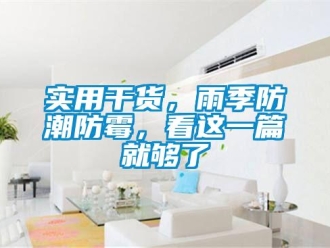 常見問題實用干貨，雨季防潮防霉，看這一篇就夠了