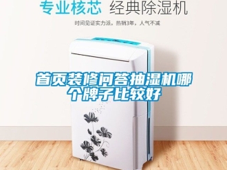 企業(yè)新聞首頁裝修問答抽濕機哪個牌子比較好
