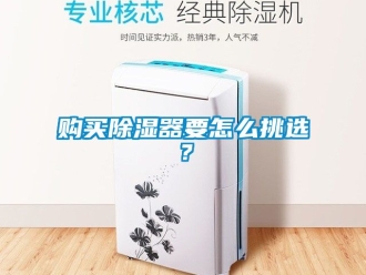 行業新聞購買除濕器要怎么挑選？