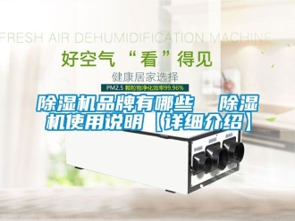 企業(yè)新聞除濕機品牌有哪些  除濕機使用說明【詳細介紹】
