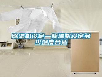行業(yè)新聞除濕機(jī)設(shè)定—除濕機(jī)設(shè)定多少溫度合適