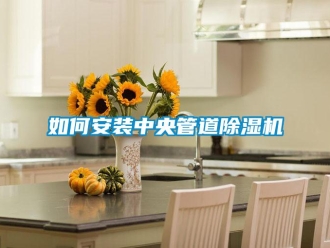 常見問題如何安裝中央管道除濕機