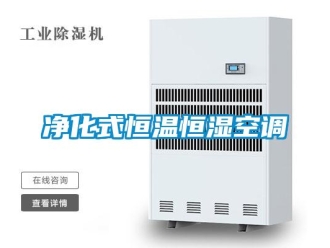 知識百科凈化式恒溫恒濕空調