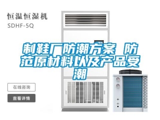常見問題制鞋廠防潮方案 防范原材料以及產品受潮