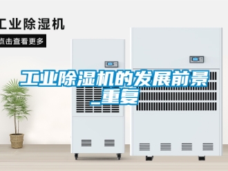 常見問題工業(yè)除濕機(jī)的發(fā)展前景_重復(fù)