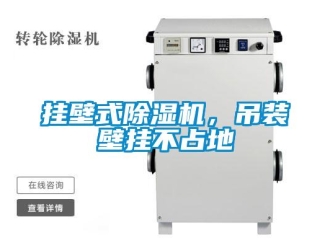 企業(yè)新聞掛壁式除濕機，吊裝壁掛不占地