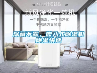 知識百科深藏不露，嵌入式除濕機除濕快速