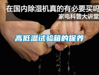 常見問題高低溫試驗箱的保養