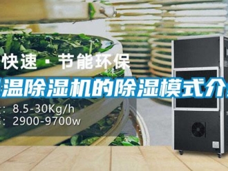 企業(yè)新聞?wù){(diào)溫除濕機(jī)的除濕模式介紹