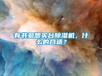 行業(yè)新聞?dòng)袝?shū)虱想買(mǎi)臺(tái)除濕機(jī)，什么的合適？