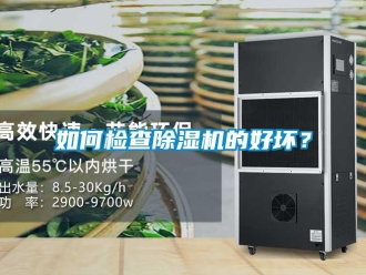 常見問題如何檢查除濕機的好壞？