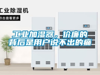企業(yè)新聞工業(yè)加濕器，價(jià)廉的背后是用戶說不出的痛