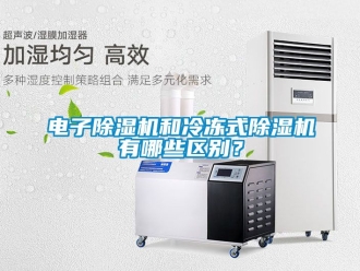 行業新聞電子除濕機和冷凍式除濕機有哪些區別？