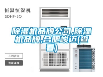 企業新聞除濕機品牌公司,除濕機品牌,合肥峻邁(查看)