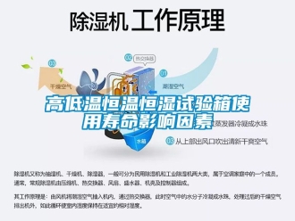 知識百科高低溫恒溫恒濕試驗箱使用壽命影響因素