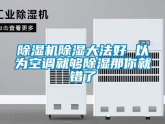 企業新聞除濕機除濕大法好 以為空調就夠除濕那你就錯了