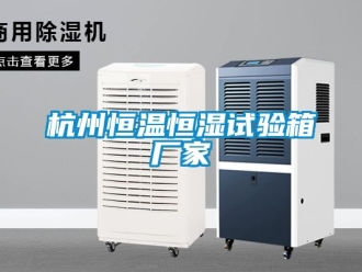 知識(shí)百科杭州恒溫恒濕試驗(yàn)箱廠家