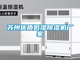 企業(yè)新聞蘇州優(yōu)質(zhì)低濕除濕機(jī)廠家