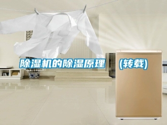 企業新聞除濕機的除濕原理  (轉載)
