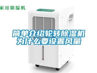 行業新聞簡單介紹輪轉除濕機為什么要設置風量