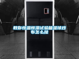 知識百科教你恒溫恒濕試驗箱濕球紗布怎么掛