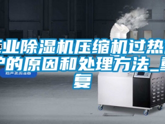 常見問題工業除濕機壓縮機過熱保護的原因和處理方法_重復