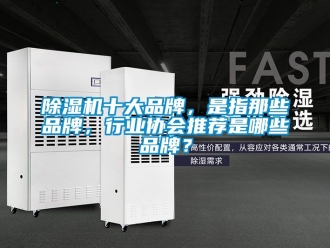 企業新聞除濕機十大品牌，是指那些品牌，行業協會推薦是哪些品牌？