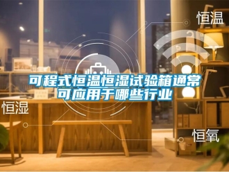 知識百科可程式恒溫恒濕試驗箱通常可應(yīng)用于哪些行業(yè)
