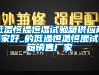 知識百科低溫恒溫恒濕試驗箱供應商哪家好_的低溫恒溫恒濕試驗箱銷售廠家