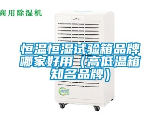 知識百科恒溫恒濕試驗箱品牌哪家好用（高低溫箱知名品牌）