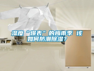 常見問題濕度“爆表”的梅雨季 該如何防潮除濕？