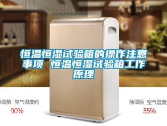 知識百科恒溫恒濕試驗箱的操作注意事項 恒溫恒濕試驗箱工作原理