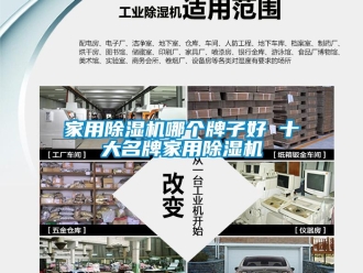常見問題家用除濕機哪個牌子好 十大名牌家用除濕機