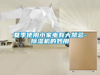 知識百科夏季使用小家電有大禁忌-除濕機的妙用