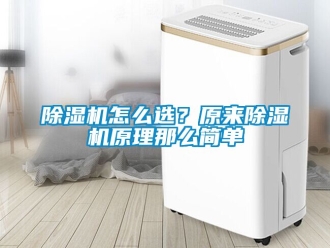 行業新聞除濕機怎么選？原來除濕機原理那么簡單
