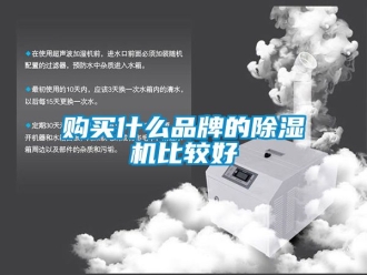 企業新聞購買什么品牌的除濕機比較好