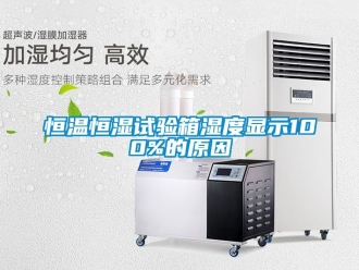 知識百科恒溫恒濕試驗箱濕度顯示100%的原因