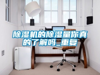 企業新聞除濕機的除濕量你真的了解嗎_重復