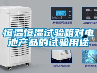知識百科恒溫恒濕試驗箱對電池產品的試驗用途