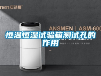 知識百科恒溫恒濕試驗箱測試孔的作用