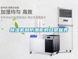 常見問題除濕機和防潮柜的日常保養